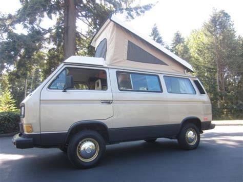 1987 VW Vanagon Westfalia RARE Weekender Poptop Low Miles ONE OWNER