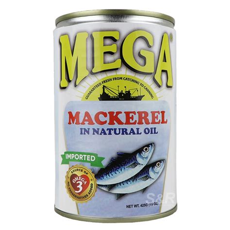 Mega Mackerel Natural Oil G Shopee Philippines