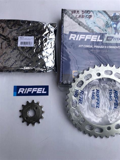 Kit Arrastre Riffel Titanium Honda Xre 300 Cadena Reforzada Envío gratis