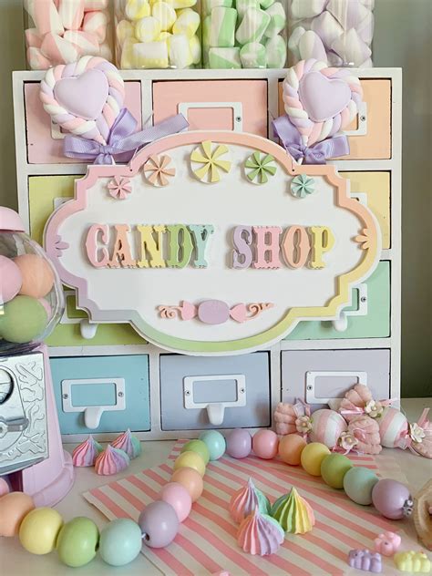 Candy Shop Sign Play Shop Sign Sweet Shop Sign Etsy Uk