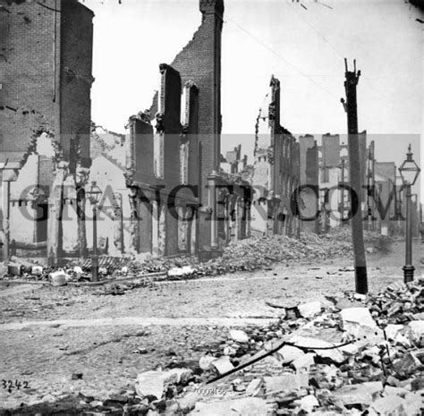 Image Of Civil War Richmond 1865a Street In Ruins At Richmond