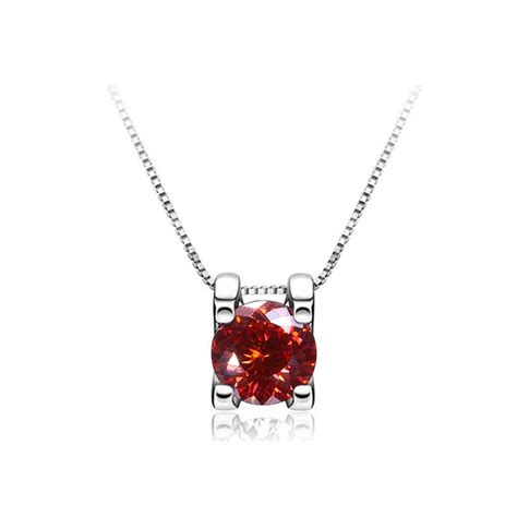 JoyceJelly D Color Vvs Moissanite Halo Pendant Necklace 1Ct 100