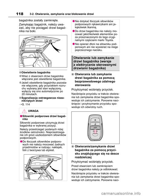 TOYOTA COROLLA CROSS 2023 Instrukcja obsługi in Polish 622 Pages