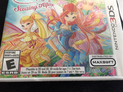 Nintendo 3ds Winx Club Saving Alfea Video Gaming Video Games