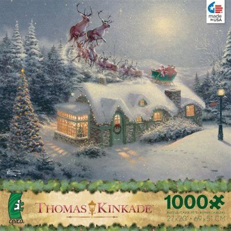 THOMAS KINKADE Christmas Puzzle Dash Away All Ceaco Amazon