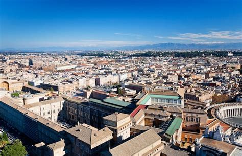 Premium Photo | Above view on center of rome city