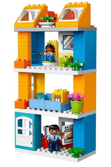 LEGO DUPLO My Town Family House 10835 Building Block Toys for Toddlers ...