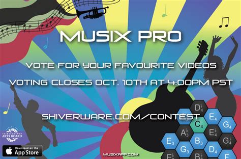 Shiverware Musix Pro Video Contest - Win a Rainboard, iPad & more