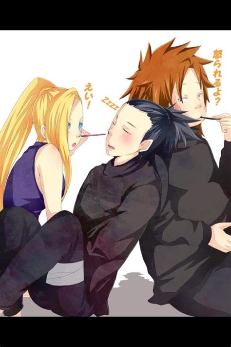 Shikamaru, Ino and Choji - Shikamaru Fan Art (36576753) - Fanpop