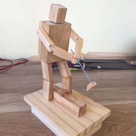 Wooden Automaton Automatic Working Model Perfect T Etsy