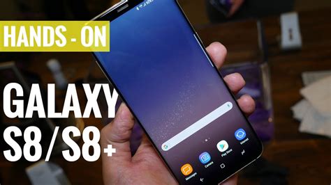 Samsung Galaxy S8 And S8 Hands On Youtube