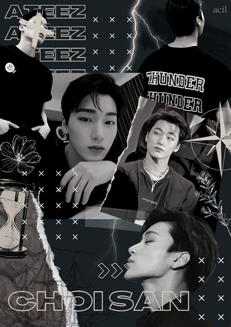 choi san poster lockscreen oboi kollazh
