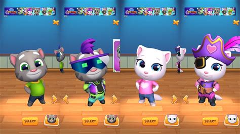 Talking Tom Time Rush Talking Tom VS Cyber Tom VS Talking Angela VS