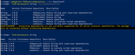 Find Psresource Inconsistency When Triggering A Warning Message And