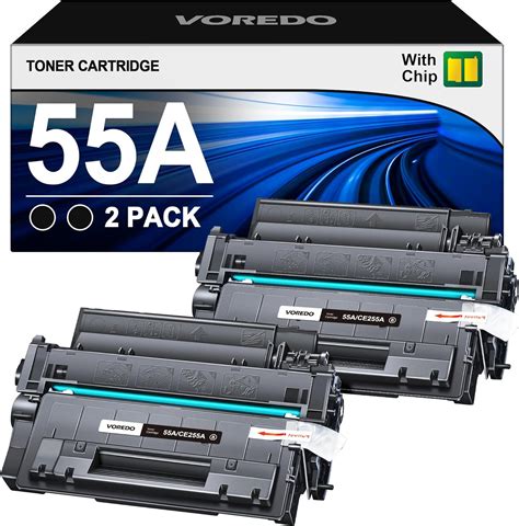 55a Ce255a High Yield Compatible Toner Replacement For Hp 55a Black Toner Cartridge