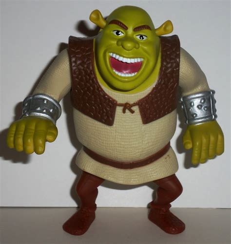 McDonald's 2010 Shrek Forever After Talking Shrek Happy Meal Toy Loose Used