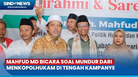 Mahfud MD Silaturahmi Ke Ponpes Ciwaringin YouTube