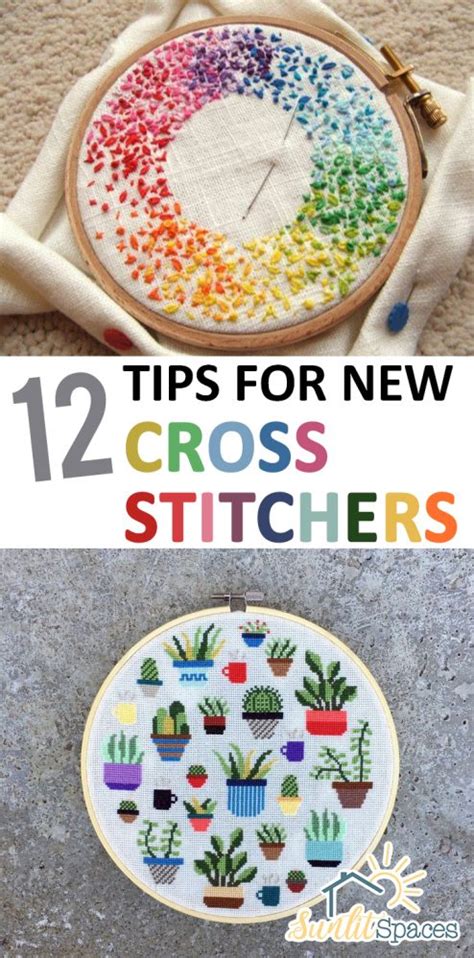 Tips For New Cross Stitchers Sunlit Spaces