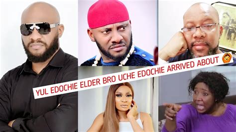 Yul Edochie In Big Sh Ck As His Elder Bro Uche Edochie Arr Ved Abuja To