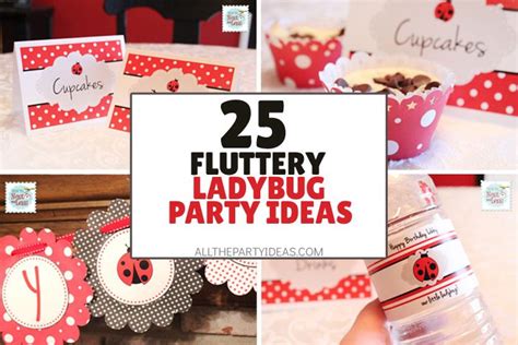 25 CREATIVE Ladybug Party Ideas [FREE Printables]