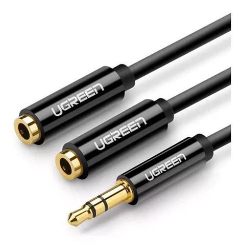 Cable Ugreen Adaptador 35mm Jack A Doble Jack 35mm Hembra Mercadolibre