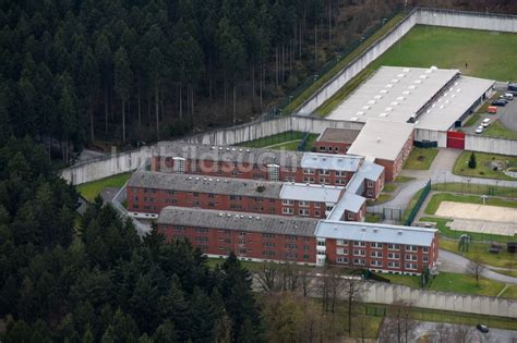 Luftbild Büren Gelände der Justizvollzugsanstalt JVA in Büren im