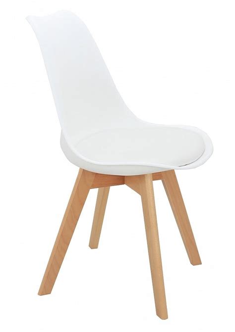 Модный дизайнерский стул: Стул с деревянными ножками белый Eames Bon ...