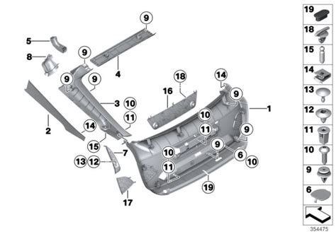 Original BMW Abdeckung Scharnier Links 4er F32 HUBAUER Shop De