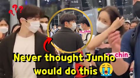 Lee Junho Treats Yoona Like This At The Airport In Thailand They