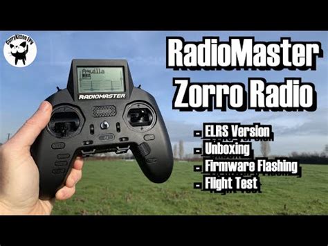 RadioMaster Zorro Radio Testing Out The ExpressLRS Version Supplied