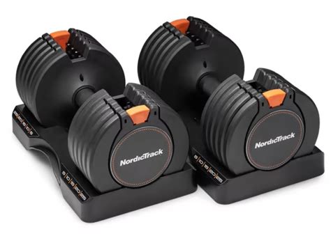 NordicTrack 25-Pound Select-A-Weight Dumbbell Set | Garage Gym Reviews