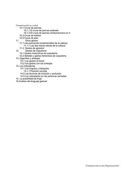 Solution Lenguaje Gestual Comunicacion En Las Organizaciones Studypool