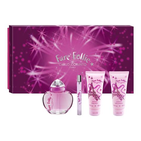 Set Fragancia Para Mujer Carlo Corinto Fare Follie Edt Ml