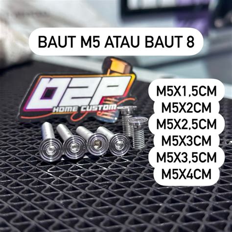 Jual Baut M Baut Stainless Slim Datar Spiral Custom Handmade