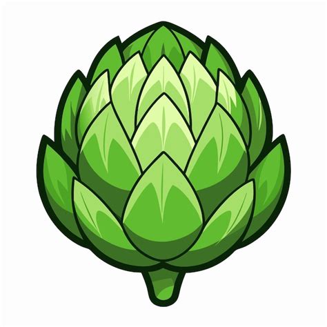 Artichoke Vector Premium AI Generated Vector