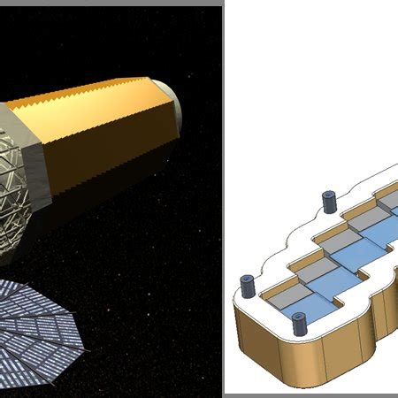 An Artisit Impression Of IXO Left And A CAD Model Of The CCD Camera