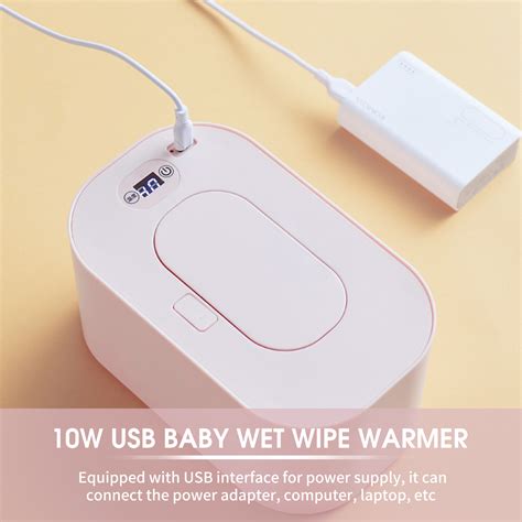 Usb Baby Wipe Warmer 3 Temperature Modes Diaper Wipe Warmer 10w