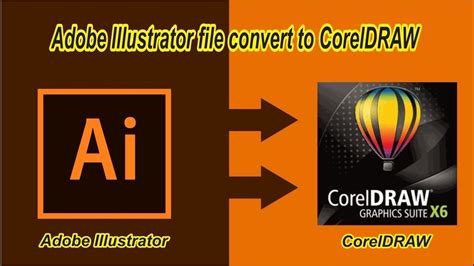 Adobe Illustrator File Convert To Coreldraw Youtube