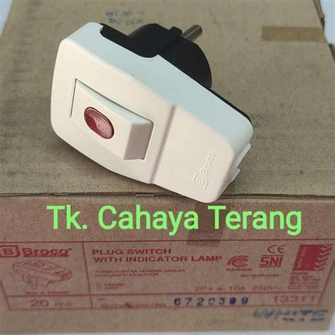 Jual Steker Saklar Lampu Broco Tipe 13311 Di Seller Tk Cahaya Terang