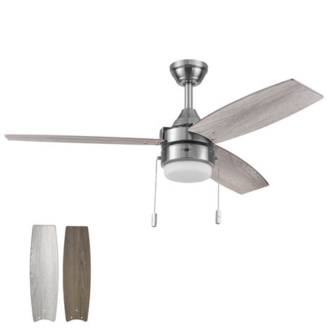 Honeywell Berryhill Inch Ceiling Fan With Dual Blades Nickel