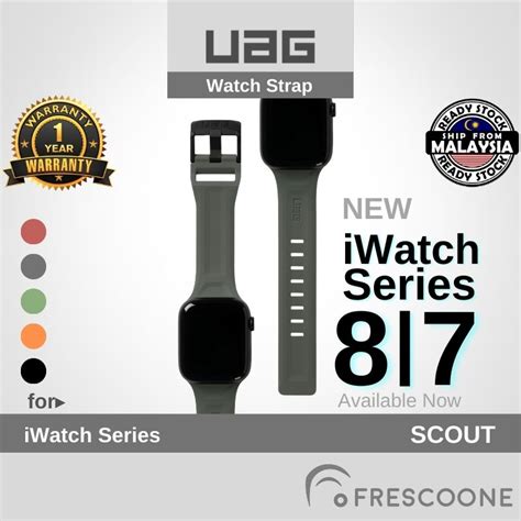 Uag Scout Silicone Strap Replacement Watch Band For Iwatch S S Series