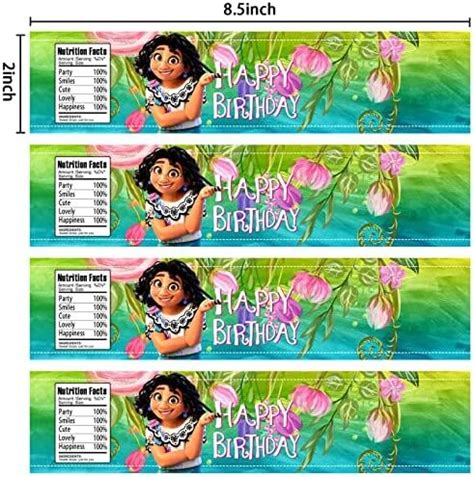 Only 8 99 24PCS Water Bottle Labels For Encanto Birthday Party