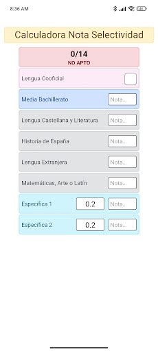 Calculadora Nota De Corte EvAU For PC Mac Windows 11 10 8 7 Free