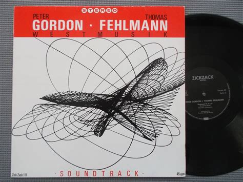 【中古】peter Gordon Thomas Fehlmann West Musik Zickzack Palais Schaumburg