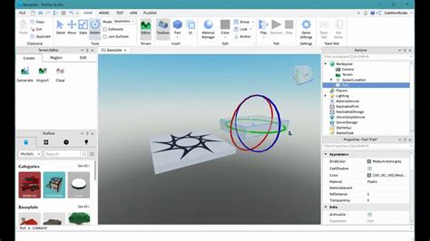 Move Scale And Rotate Parts In Roblox Studio YouTube