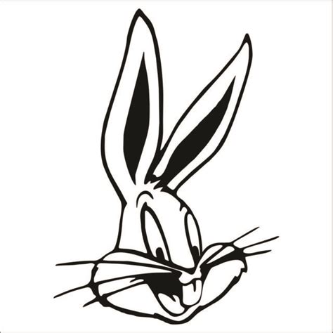 Bugs Bunny Decal Sticker Choose Color Size Looney Tunes Ebay