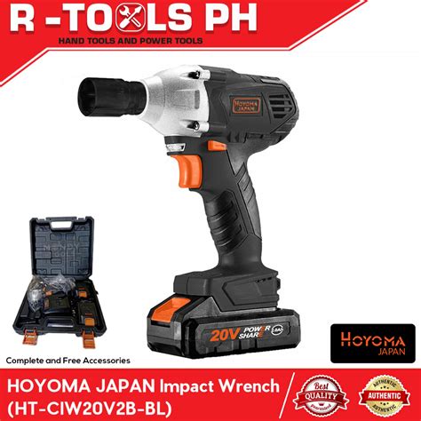 Hoyoma Japan Cordless Impact Wrench HT CIW21V2B Authentic Lazada PH