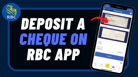 How To Deposit A Cheque Using Rbc Mobile App Royal Bank Of Canada