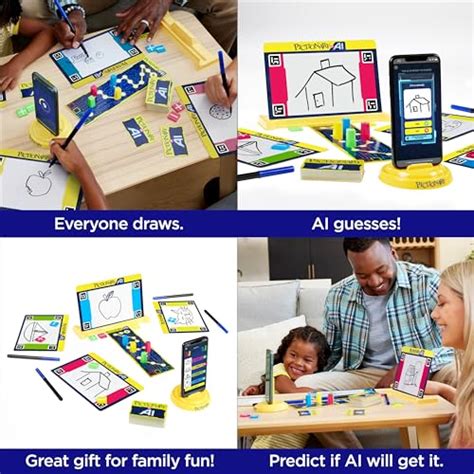 Mattel Games Pictionary Vs. AI Family Game for Kids and Adults and Game Night Using Artificial ...