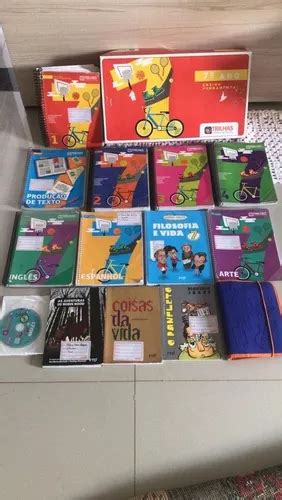 Kit De Livros Trilhas Sistema De Ensino 7 Ano Ftd Semi novo Frete grátis